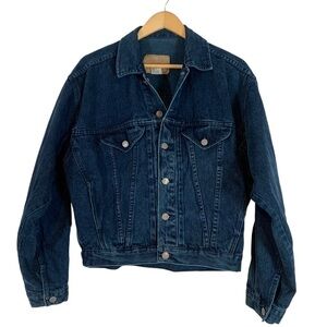 Vintage Paris Blues Trucker Jean Jacket Size Small
